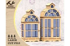 Christmas big lantern - Laser files Product Image 1