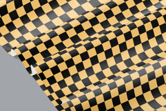 Dark Gray and White Rainbow Seamless Checkerboard Patterns Product Image 6