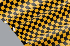 Black and White Rainbow Seamless Checkerboard Digital Paper Product Image 5