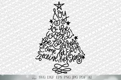 Joy To The World SVG | Hymn SVG | Christian SVG | Tree svg | Product Image 2