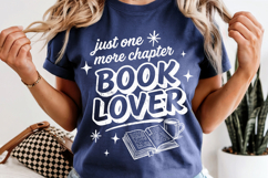 Just One More Chapter PNG Book Lover Reading Product Image 11