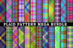 Plaid Pattern Mega Digital Paper Bundle Product Image 1