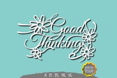 Good Thinking Papercut SVG Product Image 1