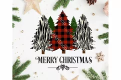 Buffalo plaid Christmas Trees svg, christmas shirt svg Product Image 1