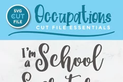 School secretary svg - a secretary svg file for crafters Product Image 2