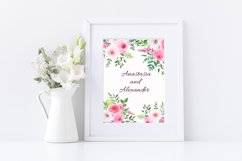 Set of Watercolor frames and wreaths, watercolor clipart Product Image 6