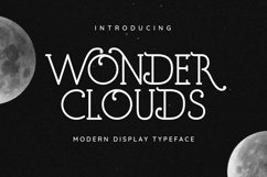 Web Font Wonder Clouds Product Image 1
