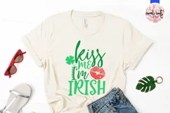 Kiss me I'm irish - St. Patrick's Day SVG EPS DXF PNG Product Image 2