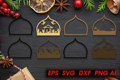 CHRISTMAS box multi-layer laser cutting files, 3D design Product Image 2