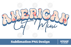 American Cat Mama Papa 4th of July USA Paw DTF PNG Bundle Product Image 4