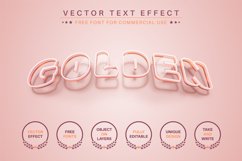 Golden Stroke - Editable Text Effect, Font Style Product Image 1