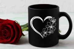 Flower Heart Svg , Flower Svg, Heart Svg Product Image 6