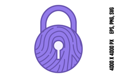 Colored Security Icon Product Image 1