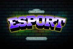 Editable text effect, Esport text Product Image 1