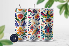 Mexican Otomi Fiesta Digital Paper | Colorful Mexican vibes Product Image 2