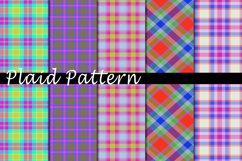 Plaid Pattern Digital Paper Bundle Product Image 1