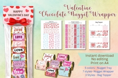 Valentine Chocolate Nugget Wrapper Set Product Image 1