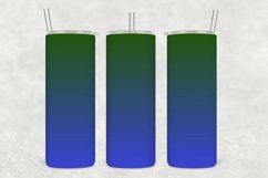 Blue Green Tumbler Wrap Sublimation Product Image 1