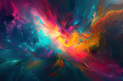 Colorful Abstract Painting Background Wallpaper Product Image 1
