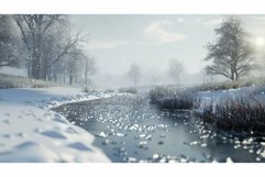ice snowy stream Product Image 1