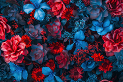 Colorful Flowers Background Wallpaper Product Image 1