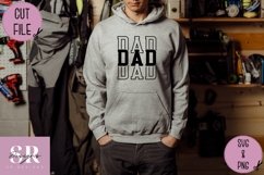 Dad stacked word| vinyl cutting | Dad t-shirt print Product Image 8
