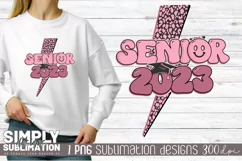Pink Senior 2023 | Graduation Sublimation Design | Png Product Image 1