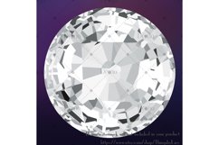 100 Round Diamond Clip Arts Product Image 3