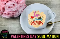 Love All Around Valentine Sublimation I Romantic Sublimation Product Image 2