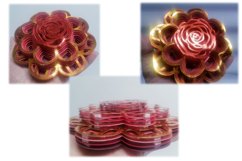 3D Flower-Rose Mandala | Flower-Rose SVG Product Image 2