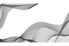 black fabric wave banner Product Image 1