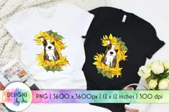French Bulldog Puppy Sublimation | Cute Puppy | Sunflower Product Image 1