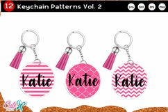 Keychain pattern Vol.2 SVG file for crafter Product Image 2