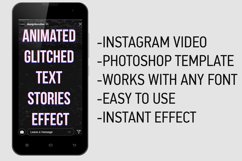 Animated Glitched Text Stories Effect Product Image 1