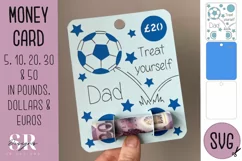 Dad Birthday Money card | Paper cutting | Money card SVG Product Image 1