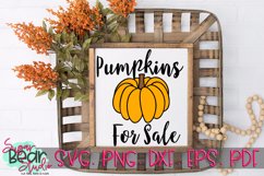 Pumpkins For Sale - A Fall SVG Product Image 2