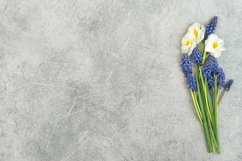 Floral background with spring flowers stock photo Product Image 1