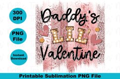 Daddy&#039;s Lil&#039; Valentine | Sublimation Transfer Image Product Image 1