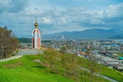 View of the chapel against the background of Nakhodka Product Image 1