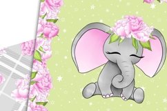 Baby elephant in pink Product Image 6