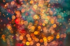 Vibrant background with a blur of bokeh lights in warm and c Product Image 1
