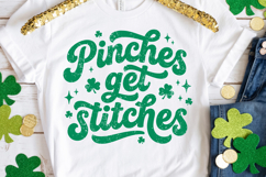 Pinches Get Stitches svg | Funny St Patricks Day svg Product Image 2