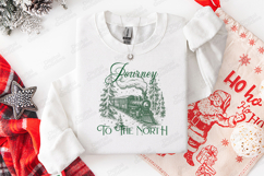 Journey to the North Christmas Train Shirt Product Image 1