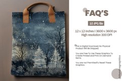 Winter Snow Seamless Digital Papers, Winter Pattern Product Image 2