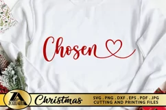 Chosen SVG Christian SVG PNG EPS DXF Blessed SVG Cut Files Product Image 3