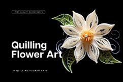 Quilling Flowers Arts Product Image 1