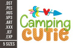 Camping Cutie|Embroidery design Product Image 1