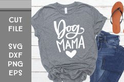 Dog Mama, Hand Lettered, Cut File Product Image 2