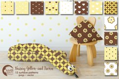 Yellow and Brown Patterns, Yellow and Brown Papers, AMB-839 Product Image 2