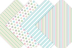 Pastel Digital Paper Pack Product Image 5
